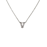 Colier Argint 925 Litera V, 40 Cm