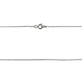 Colier Argint 925, Zana Cu Inima Cu Zirconii 40 Cm