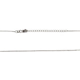 Colier Din Argint 925, Cerc Cu Fulgi Cu Zirconii 40 + 5 Cm