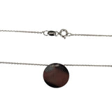 Colier din Argint 925 cu Pandantiv Banut, Rodiat 46 cm - vivimall.ro