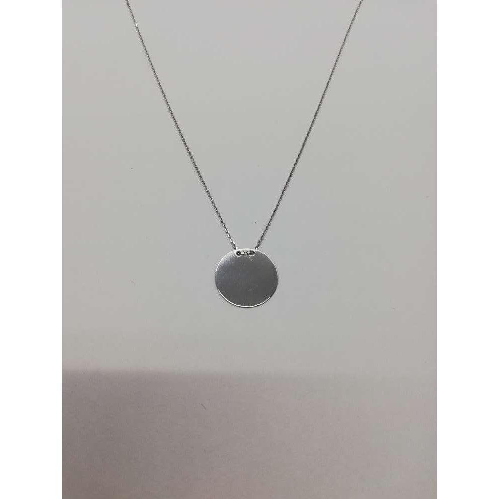 Colier Din Argint 925 Cu Pandantiv Banut, Rodiat 46 Cm