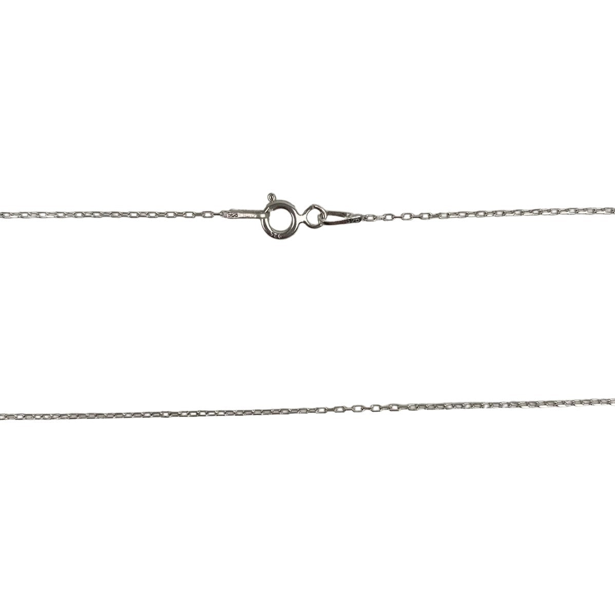 Colier Din Argint 925, Floare Tip Banut 42 Cm
