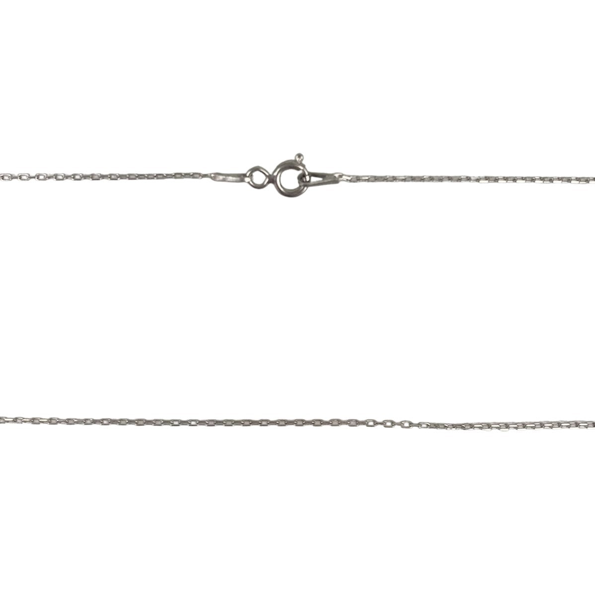 Colier Din Argint 925, Inima Plata 40 Cm