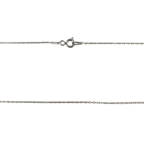 Colier Din Argint 925, Inima Plata 40 Cm