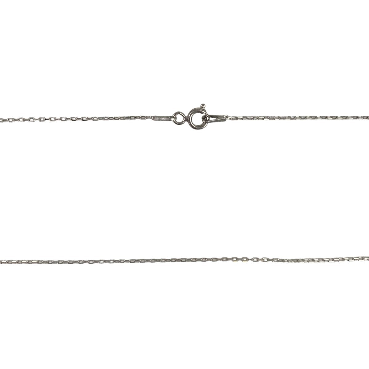 Colier Din Argint 925, Lacat Cu Zirconii 42 Cm
