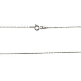 Colier Din Argint 925, Semiluna Cu Zirconii Astre 42 Cm
