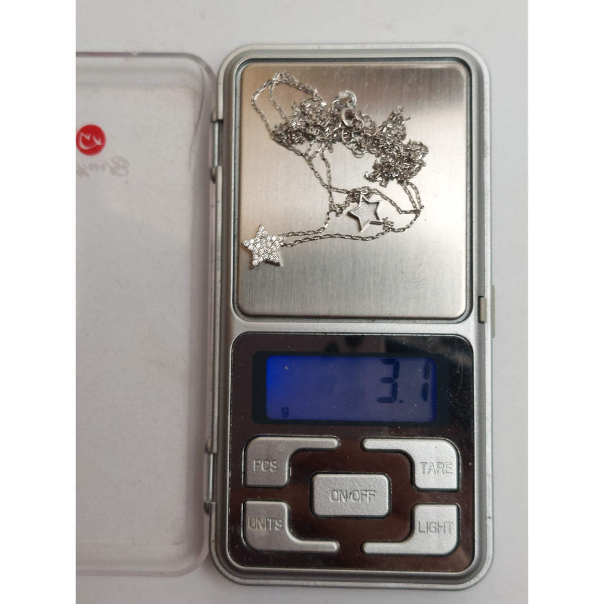 Colier Dublu din Argint Stelute, Jolie Silver, 3.1g. 1 cm x 1cm