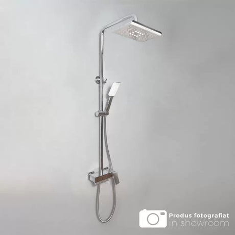 Coloana Dus Cu Para Si Palarie Reglaj, Alama Sanitara, Crom - vivimall.ro