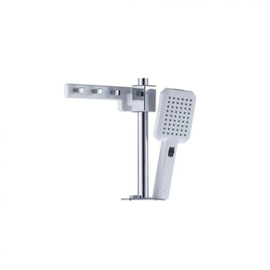 Coloana Dus Afisaj Lcd Inox Alb Sjg/007 - vivimall.ro