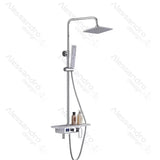 Coloana Dus, Afisaj Lcd, Inox, Alb/ - vivimall.ro