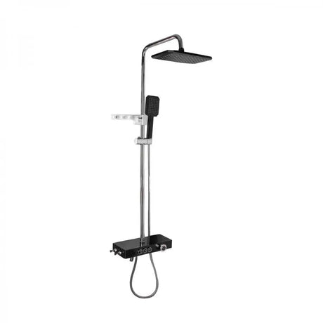 Coloana Dus Afisaj Lcd Inox Negru Sjg/003 - vivimall.ro