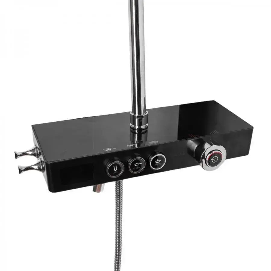 Coloana Dus Afisaj Lcd Inox Negru Sjg/003 - vivimall.ro