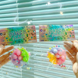 Jucarie Antistres Squishy, Vivimall, cu Revenire Lenta, Squeeze Pinch Family, Model Prajiturica, 6x6 cm, 60g, Ambalaj Transparent, Multicolor - vivimall.ro