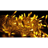 Sectiune Instalatie de Craciun, Flippy®, Tip Turturi, Fara Alimentator, 5m, 143 LED-uri, 8 Jocuri de Lumini, Fir Transparent, Lumina Alb Cald, IP44, Interconectabila - vivimall.ro