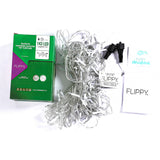 Componenta Instalatie De Craciun Tip Franjuri, 8 Jocuri De Lumini Sectiune 5 M, 143 Led-Uri, Interconectabila, Fir, Alb Rece, Nu Contine Transformator !