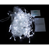 Componenta Instalatie De Craciun Tip Franjuri, 8 Jocuri De Lumini Sectiune 5 M, 143 Led-Uri, Interconectabila, Fir, Alb Rece, Nu Contine Transformator !
