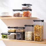 Recipient Din Plastic, Pentru Alimente/Obiecte, Inchidere Ermetica, 10.2 X 6.6 Cm, 460 Ml, Transparent - vivimall.ro