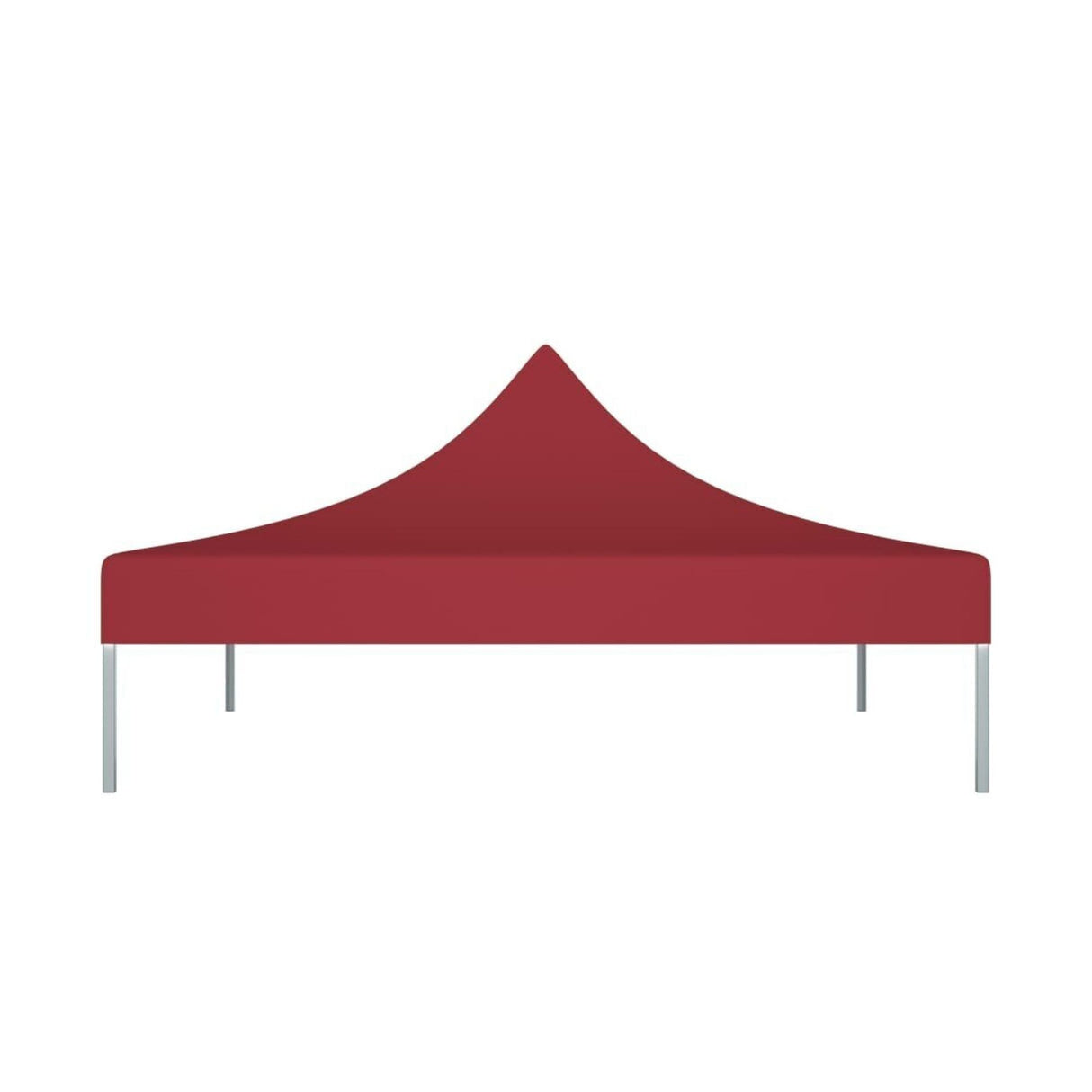 Pavilion pliabil cu copertină Flippy 3x3 m roșu, utilizare la eveniment exterior