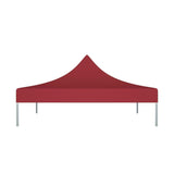 Pavilion pliabil cu copertină Flippy 3x3 m roșu, utilizare la eveniment exterior