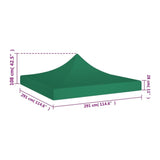 Copertina pentru Pavilion, Flippy, Acoperis Cort, Pliabil, Copertina Rezistenta 420D, 185 g/m2, Protectie Ideala la Soare si Ploaie, 3 x 3 m, Verde - vivimall.ro