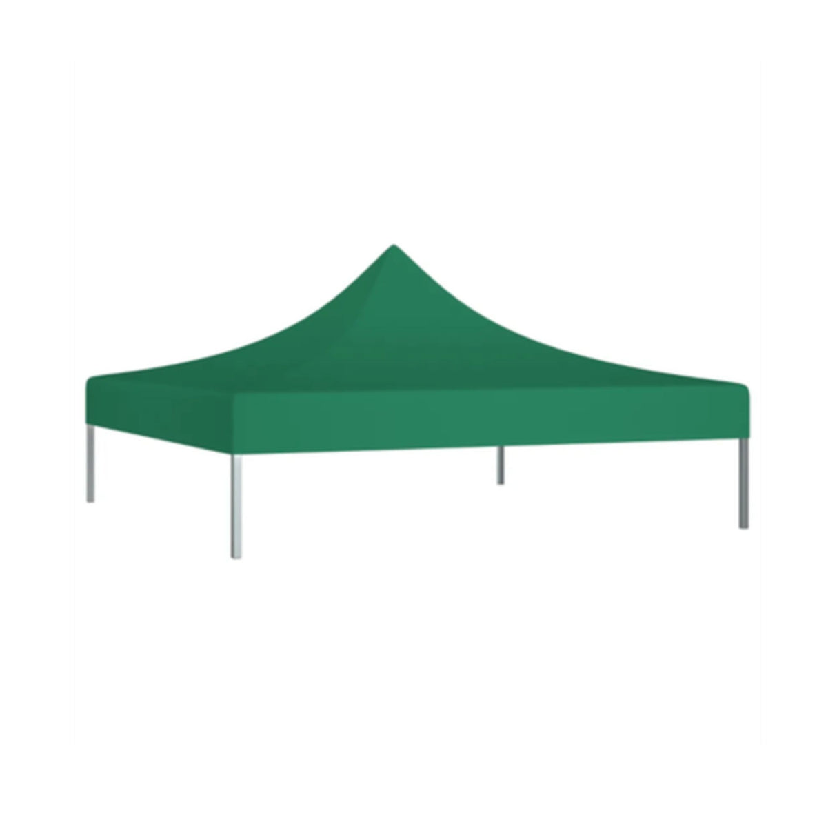 Copertina pentru Pavilion, Flippy, Acoperis Cort, Pliabil, Copertina Rezistenta 420D, 185 g/m2, Protectie Ideala la Soare si Ploaie, 3 x 3 m, Verde - vivimall.ro
