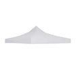 Copertină pavilion Flippy 3x3 m albă din material 420D, vedere frontală, protecție UV și ploaie
