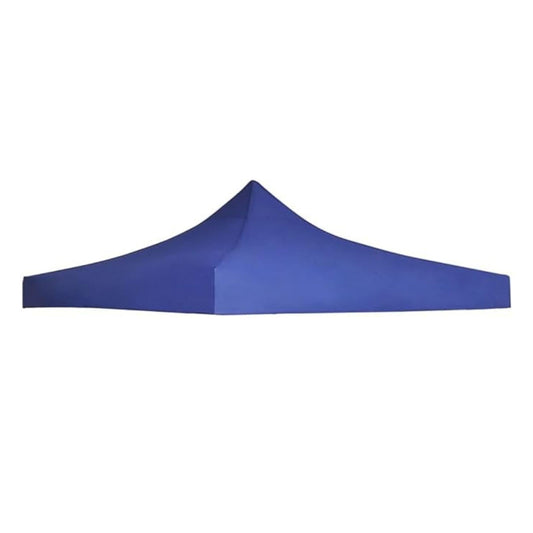 Acoperiș cort Flippy 3x3 m albastru, material 420D rezistent, vedere frontală completă
