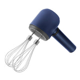 Mixer Electric Fara Fir, Mixer Pentru Oua Smantana Frisca, Maner Plastic, Usor De Utilizat Si Depozitat, 20 X 8.5 X 14.5 Cm, Albastru Inchis - vivimall.ro