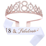 Set 2 Piese Coronita Rose Si Panglica 18Fabulous | Fabulous18 2