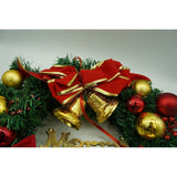 Coronita De Craciun Pentru Usa, Rosu//Verde, 40 Cm, Pvc, Artificiala, Decorata, Interior/Exterior