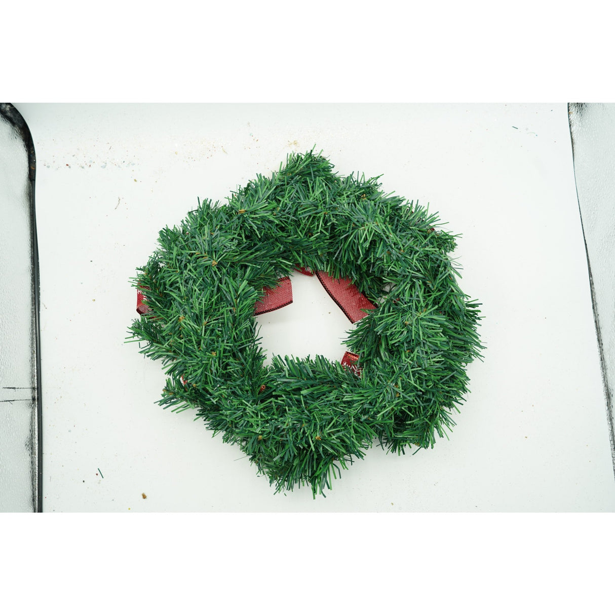 Coronita De Craciun Pentru Usa, Rosu/, 35 Cm, Pvc, Artificiala, Decorata, Interior/Exterior