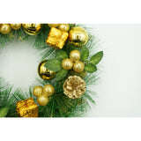 Coronita De Craciun Pentru Usa, Verde/, 35 Cm, Pvc, Artificiala, Decorata, Interior/Exterior