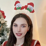 Coronita Decorativa, Vivimall, Tema Craciun, 12 x 25 cm, Model Om de Zapada, Marime Universala, Rosu/Alb - vivimall.ro