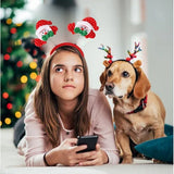 Coronita Decorativa, Vivimall, Tema Craciun, 12 x 25 cm, Model Om de Zapada, Marime Universala, Rosu/Alb - vivimall.ro