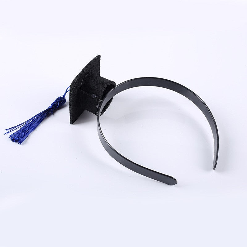 Coronita Pentru Absolvent, Bentita Cu Toca, Marime Universala, Tematica Absolvire, Negru- - vivimall.ro