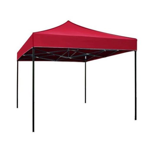 Cort pliabil pentru Evenimente, cadru metalic pentru curte si gradina, 2x2 m, Rosu, Vivimall - vivimall.ro