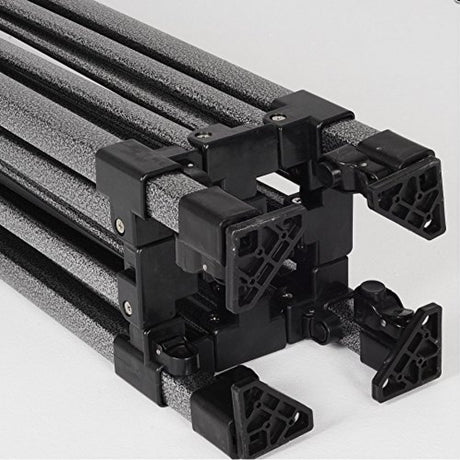 Cort Pavilion 3x3m Rosu Pliabil Cadru Metal pentru Curte, Gradina, Evenimente - vivimall.ro