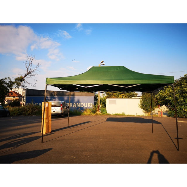 Cort Pavilion 3X4.5M Pliabil Cadru Metal Pentru Curte, Gradina, Evenimente - vivimall.ro