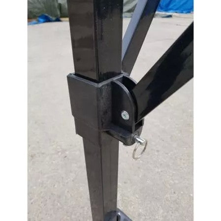 Cort Pliabil Pentru Evenimente, Cadru Metalic Pentru Curte Si Gradina, 2X2 M - vivimall.ro