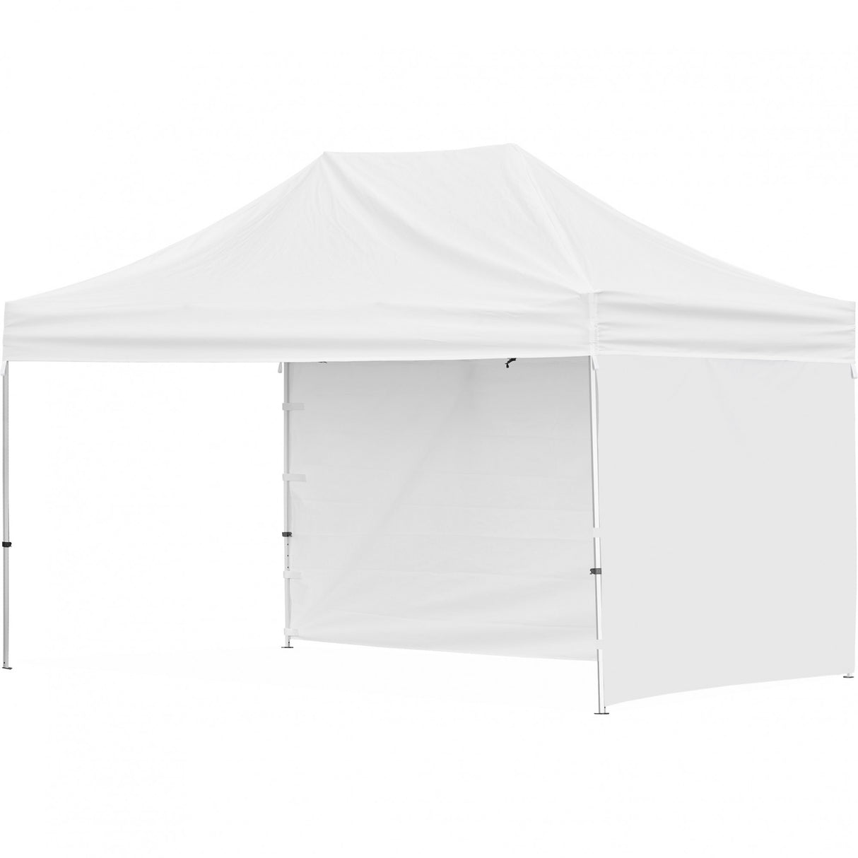 Cort Pliabil Pentru Evenimente Cadru Metalic Pentru Curte Si Gradina, Pereti Laterali, 300 X 450 Cm, Alb - vivimall.ro