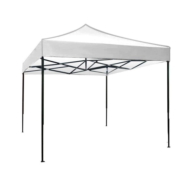 Cort pliabil pentru Evenimente Flippy, cadru metalic pentru curte si gradina, pereti laterali, 300 x 450 cm, Alb - vivimall.ro