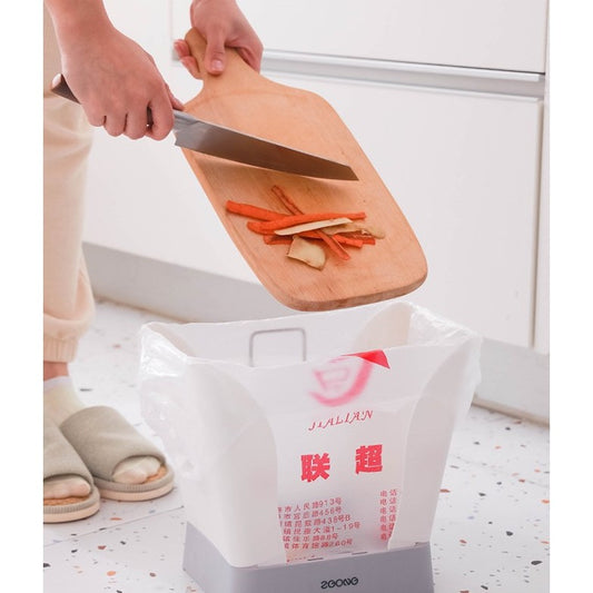 Cos De Gunoi Extensibil, Din Plastic, Reglabil, Pliabil, Versatil, Pentru Bucatarie, Baie Sau Birou, Cos Universal, 21X25X17 Cm - vivimall.ro