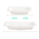 Cos De Scurgere Pentru Chiuveta De Bucatarie, Plastic, Telescopic, 36X20X5 Cm, Alb - vivimall.ro