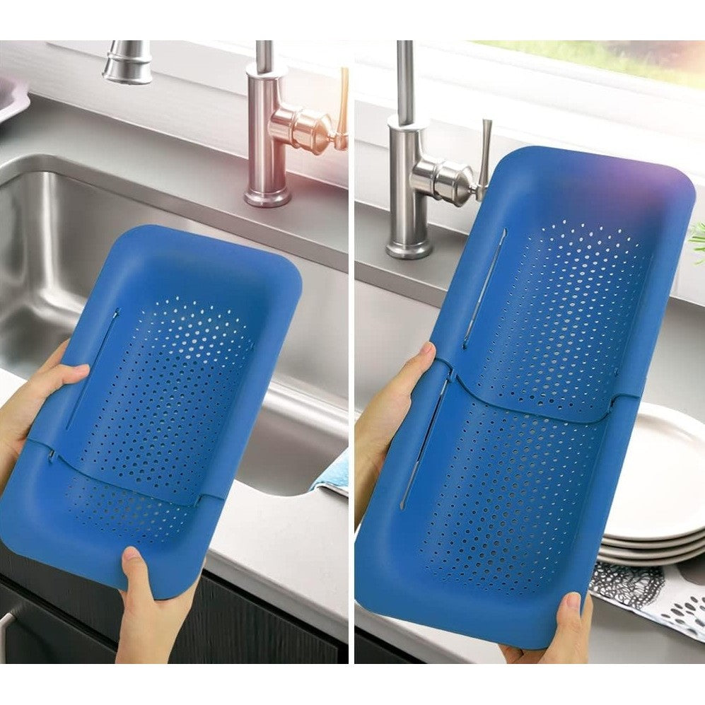 Cos Pentru Scurgere Chiuveta De Bucatarie, Plastic, Telescopic, 36X20X5 Cm - vivimall.ro