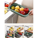 Cos Pentru Scurgere Chiuveta De Bucatarie, Plastic, Telescopic, 36X20X5 Cm - vivimall.ro
