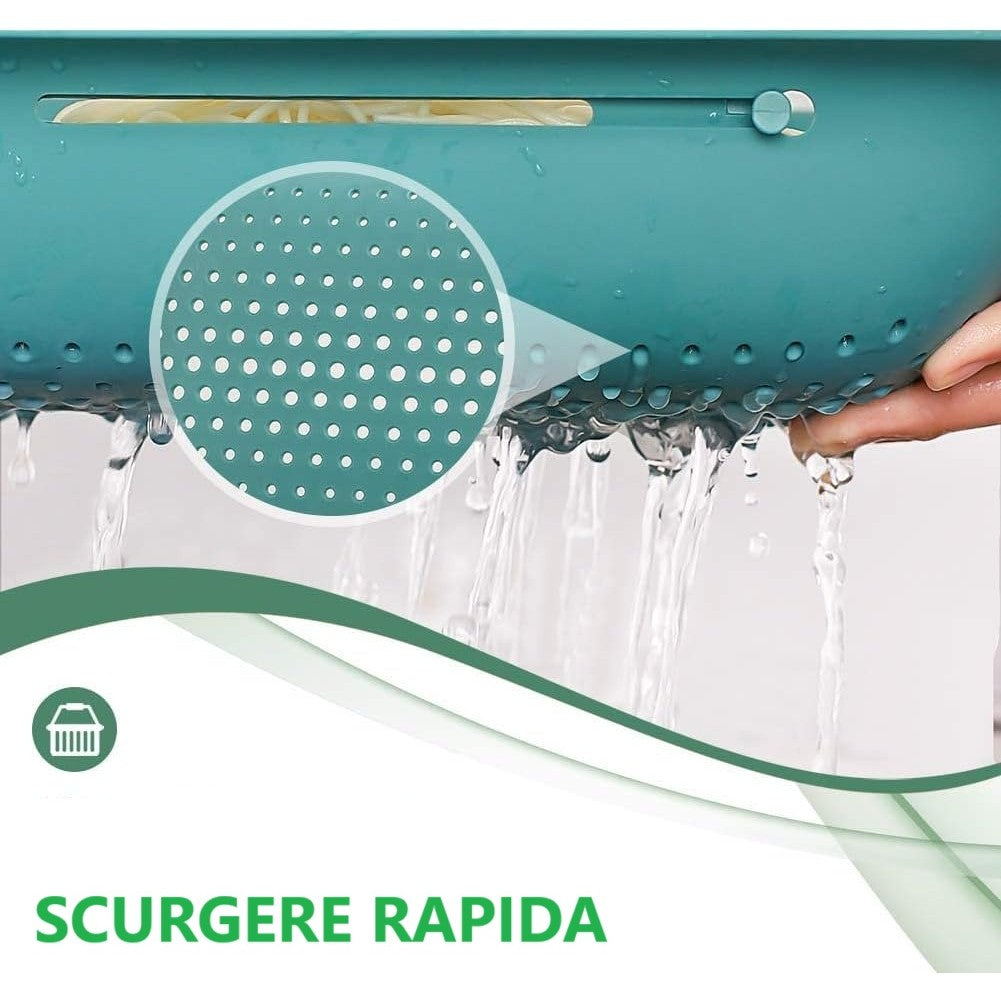 Cos Pentru Scurgere Chiuveta De Bucatarie, Plastic, Telescopic, 36X20X5 Cm - vivimall.ro