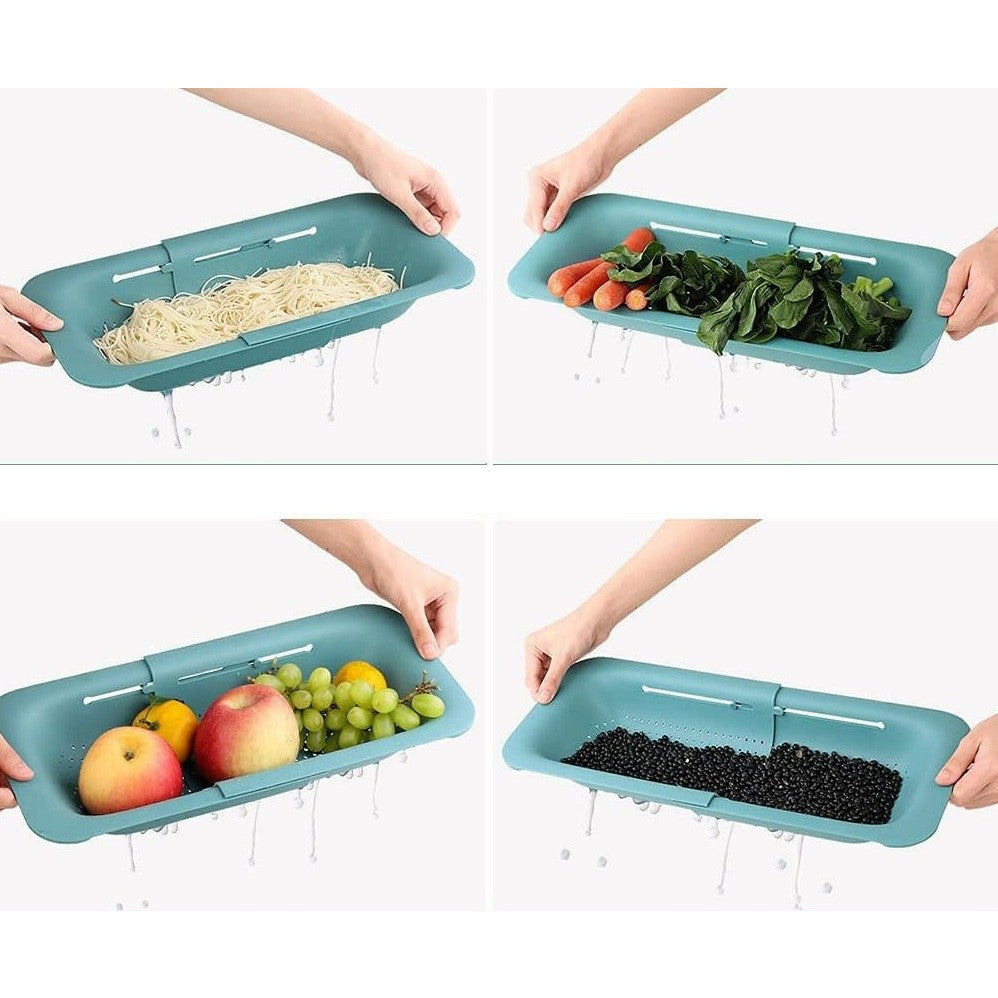 Cos Pentru Scurgere Chiuveta De Bucatarie, Plastic, Telescopic, 36X20X5 Cm - vivimall.ro