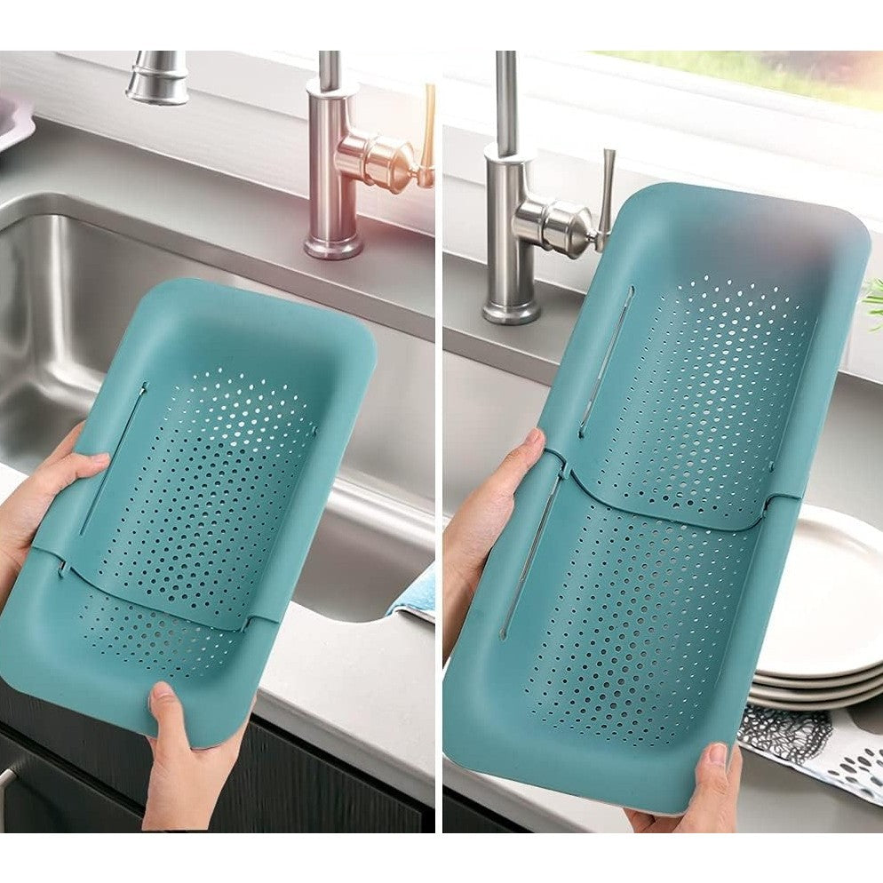 Cos Pentru Scurgere Chiuveta De Bucatarie, Plastic, Telescopic, 36X20X5 Cm - vivimall.ro