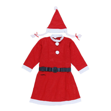 Costum Craciunita Fata, 10-12 Ani, 3 Piese, Polar