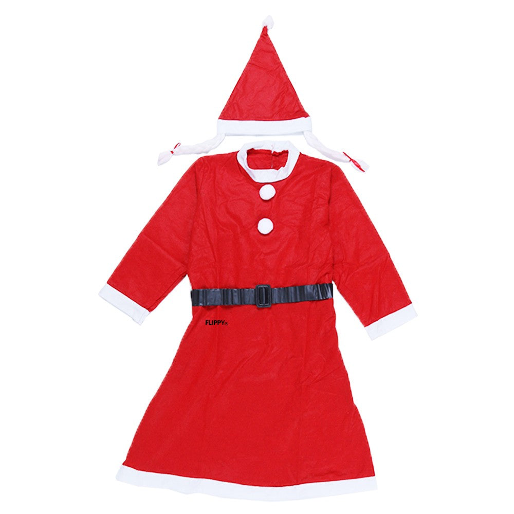 Costum Craciunita Femeie, Adult, 3 Piese, Polar